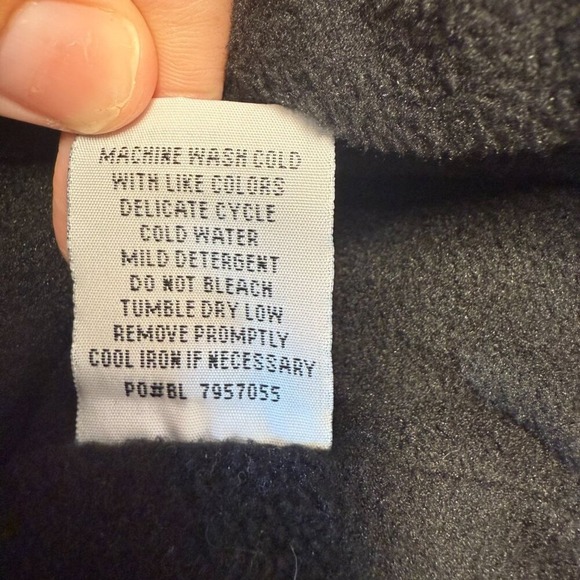 Totes Three Season Full-Zip Rain Coat Jacket Size L Blue Navy Hooded LONG Zip Up - Picture 11 of 14